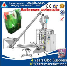 CE approve automatic 99% accuracy detergent powder packing machine price with screw dosing and screw feeder TCLB-420DZ